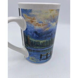 Vtg Thomas Kinkade Cup Mug Coffee Cup Cottage Scene 2005 Collectible